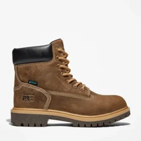Women’s Direct Attach Steel Toe Work Boots – Coffee Brown