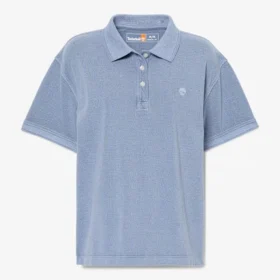 Women’s Garment Dyed Short-Sleeve Pique Polo