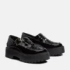 Women’s Patent Leather Stone Street Platform Buckle Shoe Women’s Patent Leather Stone Street Platform Buckle Shoe