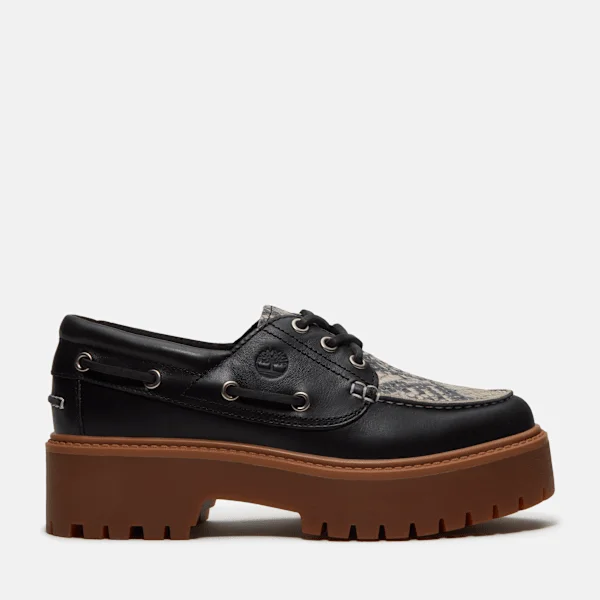 Women’s Stone Street Platform Boat Shoe Women’s Stone Street Platform Boat Shoe