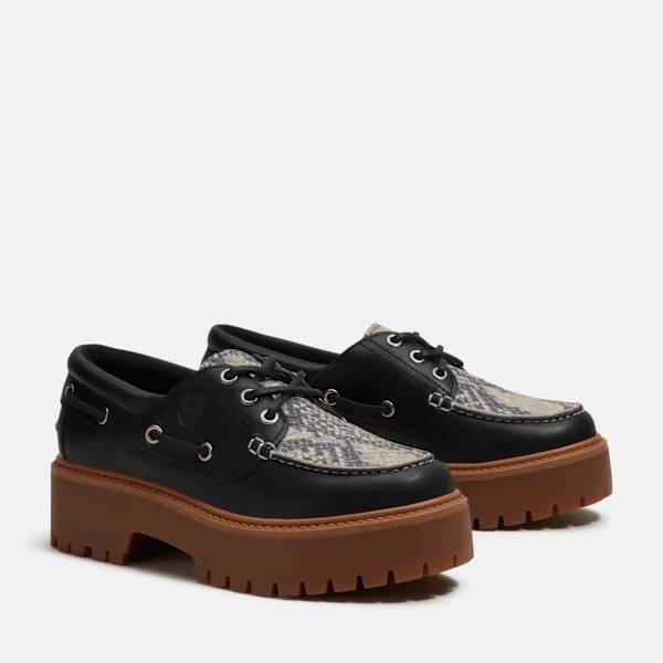 Women’s Stone Street Platform Boat Shoe Women’s Stone Street Platform Boat Shoe