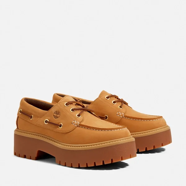 Women’s Stone Street Platform Boat Shoe Women’s Stone Street Platform Boat Shoe