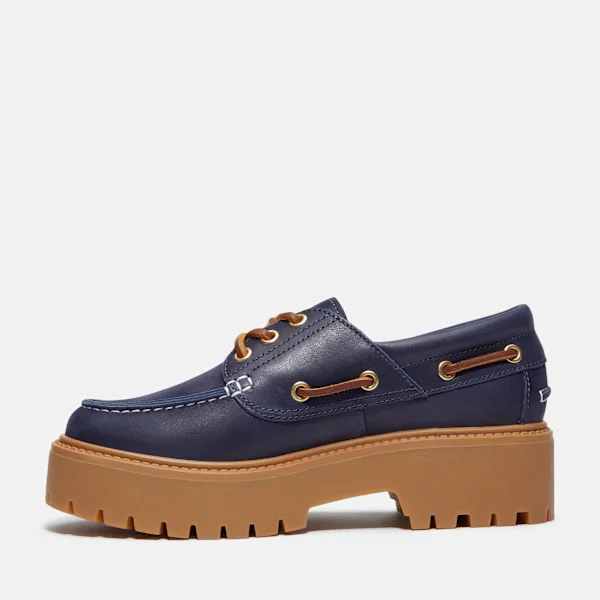 Women’s Stone Street Platform Boat Shoe Women’s Stone Street Platform Boat Shoe